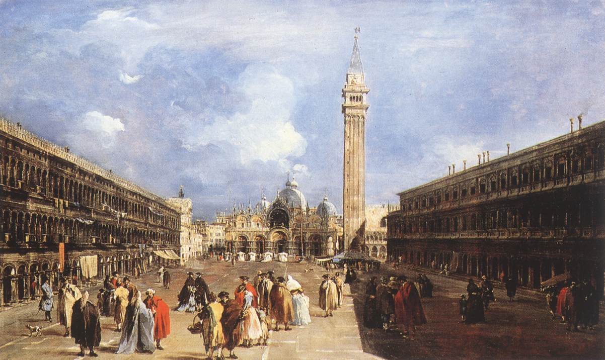 The Piazza San Marco towards the Basilica dfh